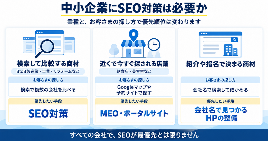 中小企業にSEO対策は必要か_ 画像