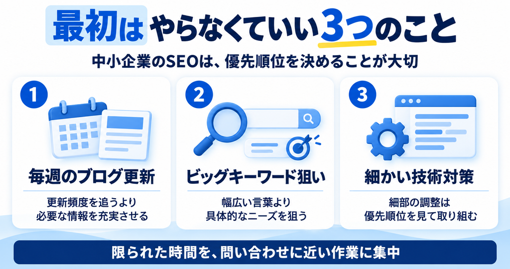 最初はやらなくていい3つのこと_画像